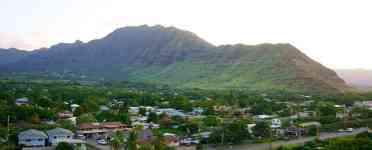 Kahului: hawaii, Sunrise, mountains