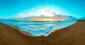 Kahului: Sunrise, beach, morning